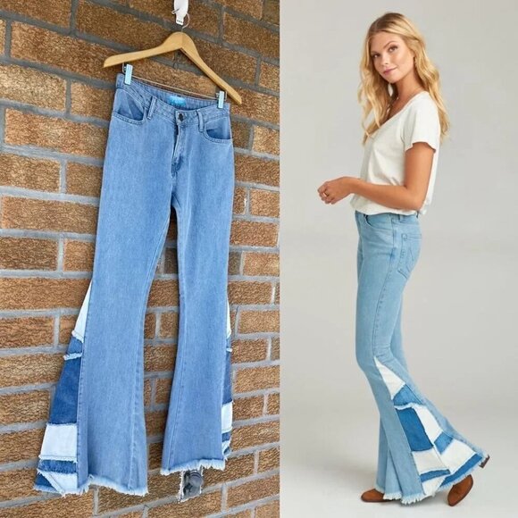 Show Me Your Mumu Woodstock Flare Jeans 26 - Picture 2 of 15